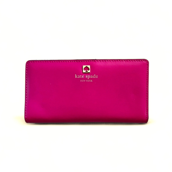 kate spade Handbags - Kate Spade Charlotte Terrace Stacy Bifold Wallet / Fuschia / GUC
